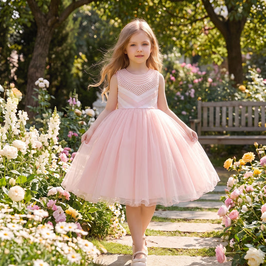 Tulle and Pearls Party Dress