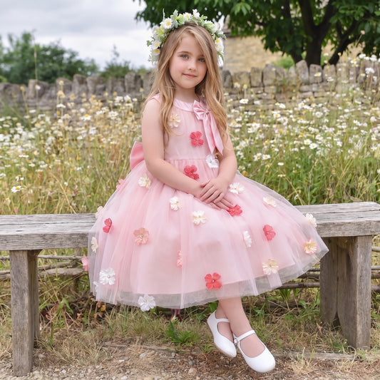 Children's Tulle Flower Dress