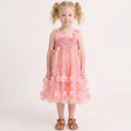 Tulle Dress With Flowers And Little Wings