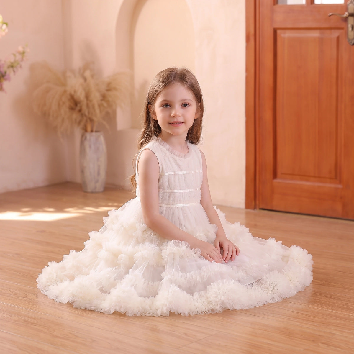 Children's Tulle Layered Dress